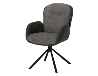 Chaise avec accoudoirs Longford anthracite