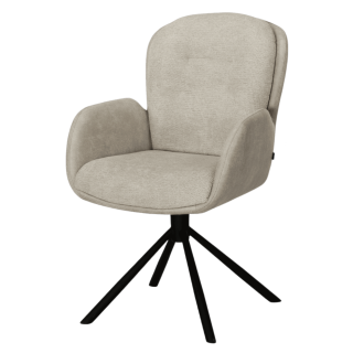 Chaise avec accoudoirs Longford Beige