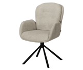 Chaise avec accoudoirs Longford Beige