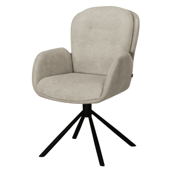 Chaise avec accoudoirs Longford Beige