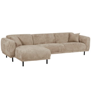 Canapé Balena avec chaise longue à gauche