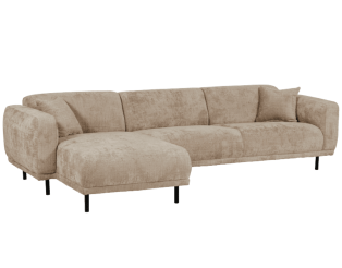 Canapé Balena avec chaise longue à gauche
