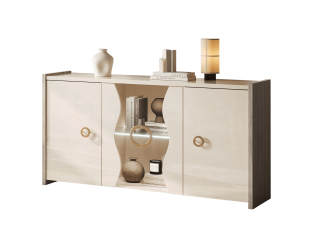London Buffet 4 portes avec LED