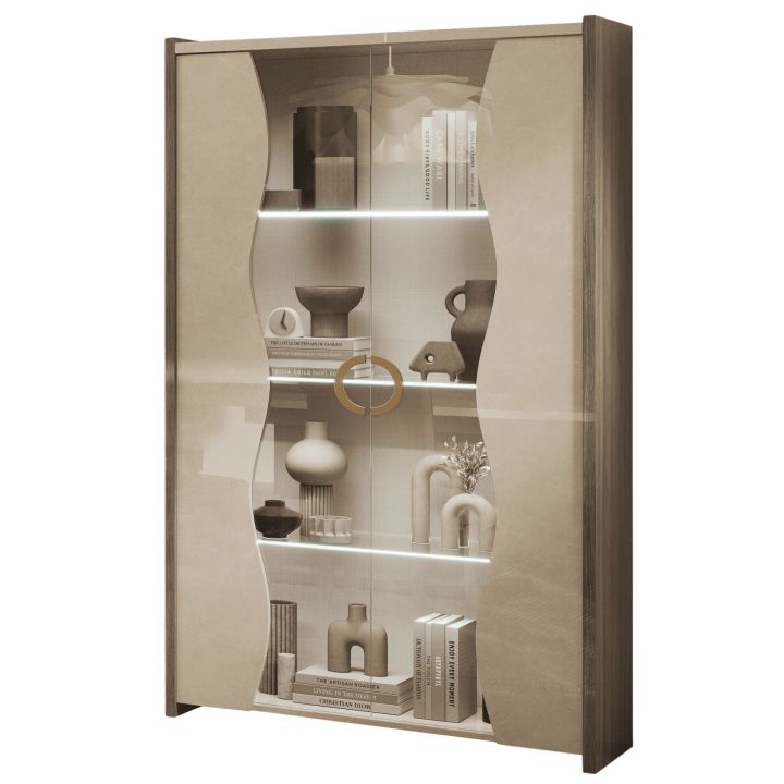 Argentier 2 portes avec LED London