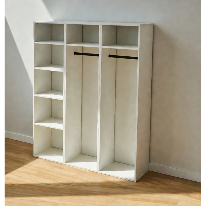 Meuble de rangement 180 cm Casa blanc