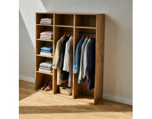 Meuble de rangement 180 cm Casa chêne hikory