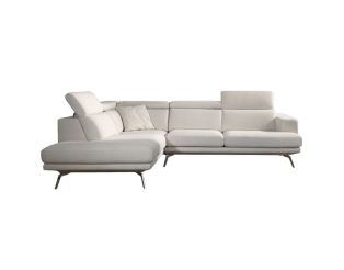 Salon d'angle Acerra Gauche Silver