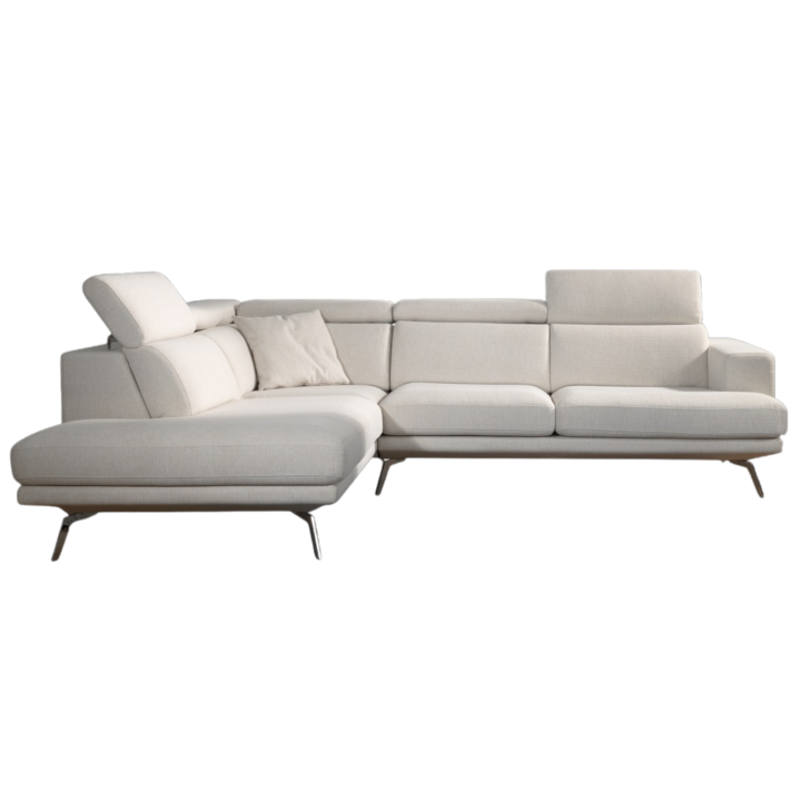 Salon d'angle Acerra Gauche Silver