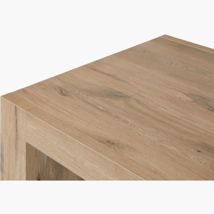Table de salon Sacha canyon oak/marbre