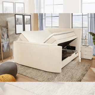Lit Boxspring Bel Air 180 cm Beige