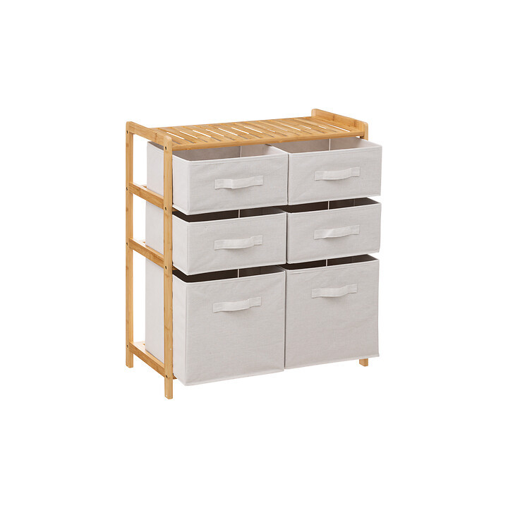 Etagère double rangement 6 cases Tidy - 174905