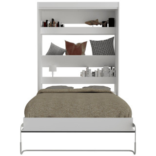 Lit abattant Blanc Home 140 x 190 cm Lift