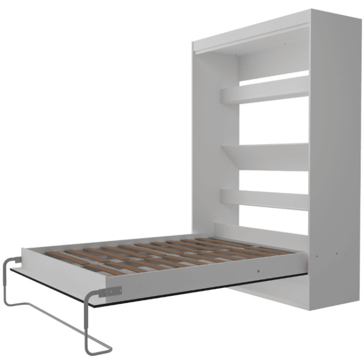 Lit abattant Blanc Home 140 x 190 cm Lift