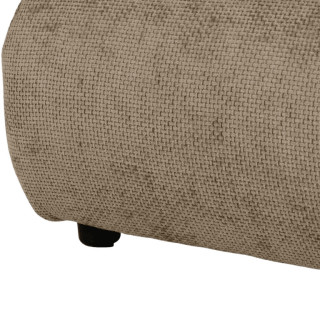 Pouf Venice en tissu gris