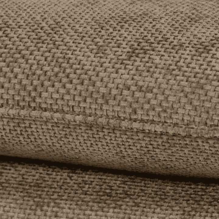 Pouf Venice en tissu gris