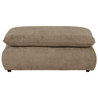 Pouf Venice en tissu gris