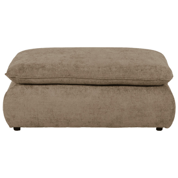 Pouf Venice en tissu gris