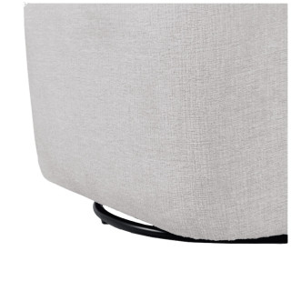 Fauteuil Pivotant Timo Chenille beige