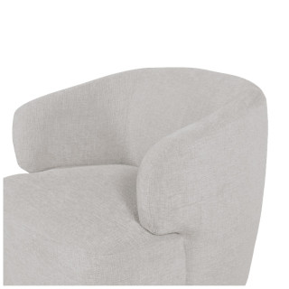 Fauteuil Pivotant Timo Chenille beige