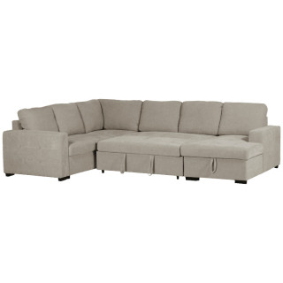 Salon d'angle Olivia convertible avec coffre de rangement