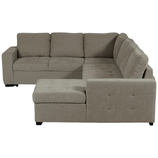Salon d'angle Olivia convertible avec coffre de rangement