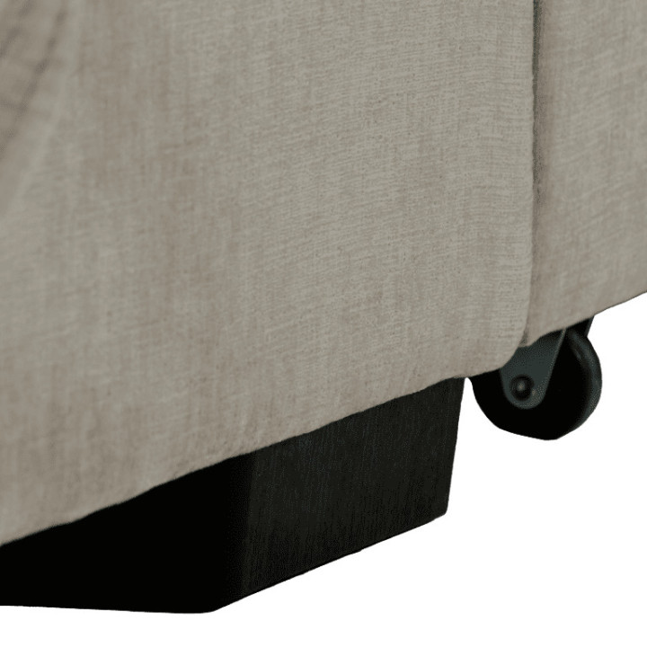 Salon d'angle Olivia convertible avec coffre de rangement