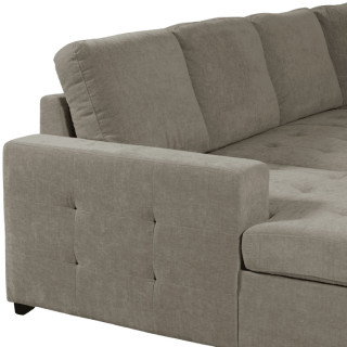 Salon d'angle Olivia convertible avec coffre de rangement