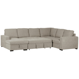 Salon d'angle Olivia convertible avec coffre de rangement