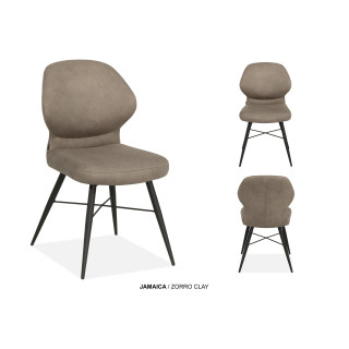 Chaise Jamaica taupe