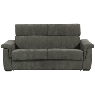 Canapé lit Colosseo 140 cm tissu merlin anthracite