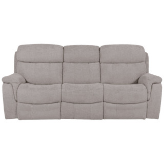 Canapé 3 places 2 relax manuels Orion taupe