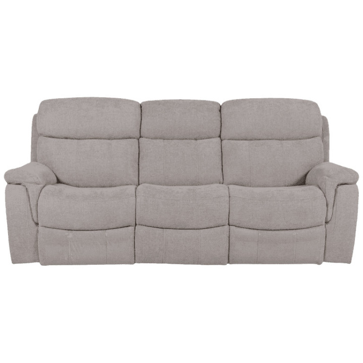 Canapé 3 places 2 relax manuels Orion taupe