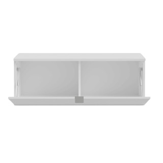 Meuble tv suspendu 100 cm Libertad blanc brillant