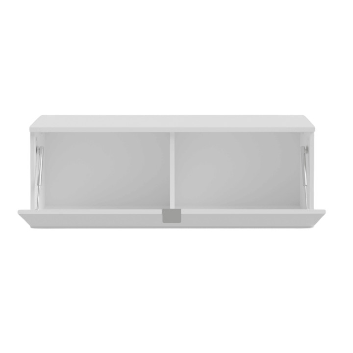 Meuble tv suspendu 100 cm Libertad blanc brillant