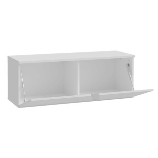 Meuble tv suspendu 100 cm Libertad blanc brillant