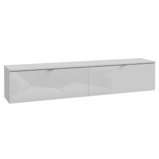 Meuble tv suspendu 180 cm Libertad blanc brillant