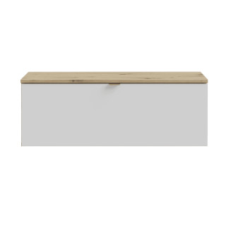 Meuble tv suspendu 100 cm Libertad Artisan / blanc
