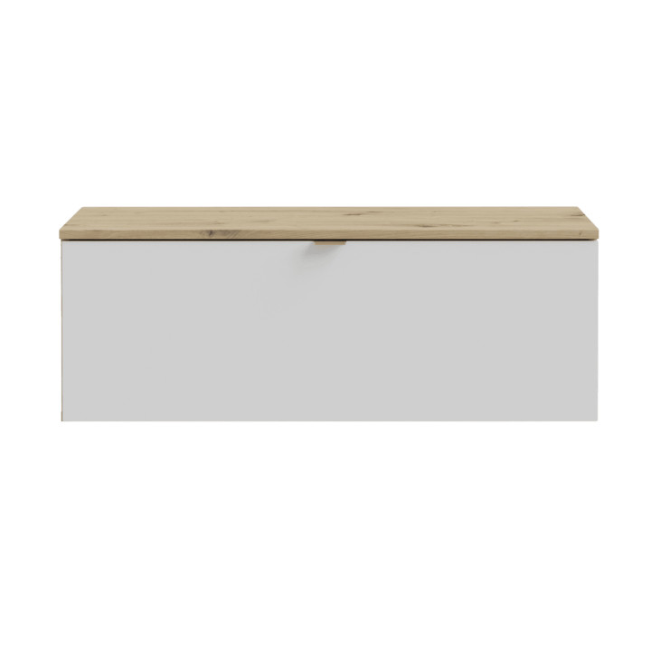 Meuble tv suspendu 100 cm Libertad Artisan / blanc