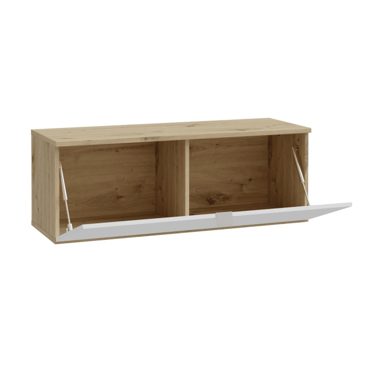Meuble tv suspendu 100 cm Libertad Artisan / blanc