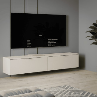 Meuble tv suspendu Libertad 180 cm sable