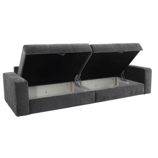 Big sofa Space chenille Gris foncé