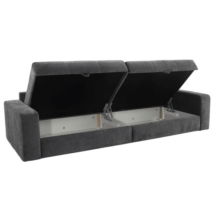 Big sofa Space chenille Gris foncé