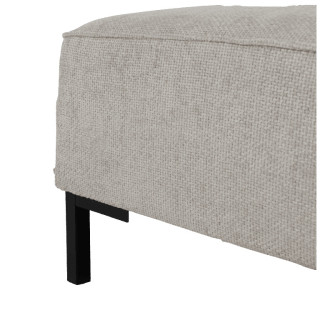 Pouf KAI tissu beige