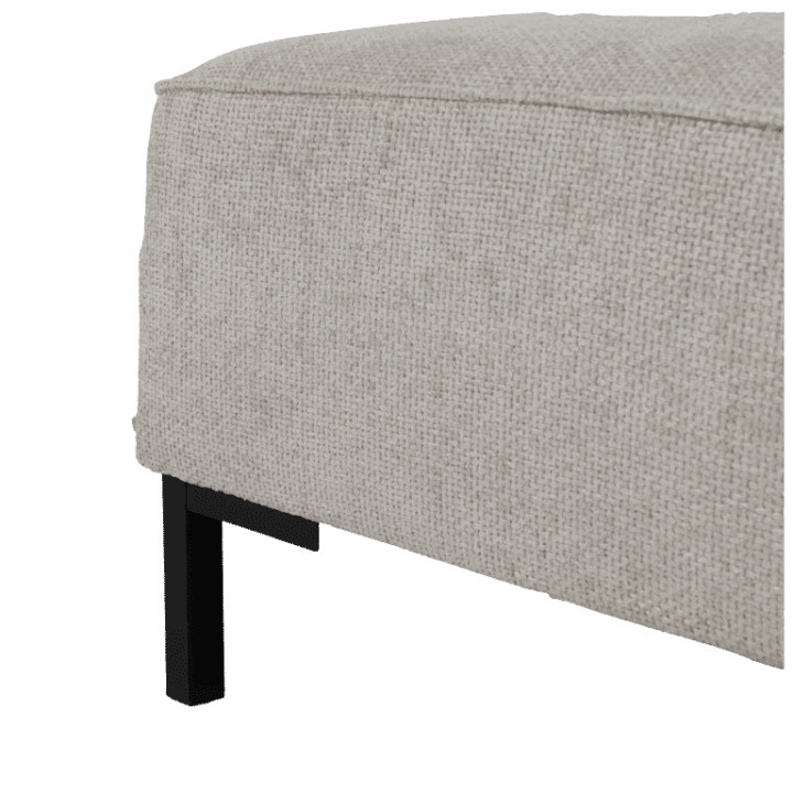 Pouf KAI tissu beige