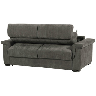 Canapé lit Colosseo 120 cm tissu merlin anthracite