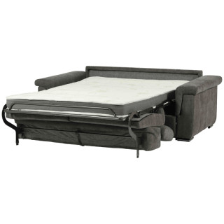 Canapé lit Colosseo 120 cm tissu merlin anthracite