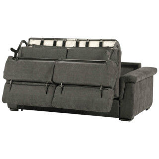 Canapé lit Colosseo 160 cm tissu merlin anthracite