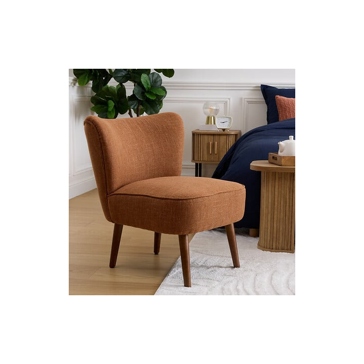 Fauteuil Aera Tissu ambre
