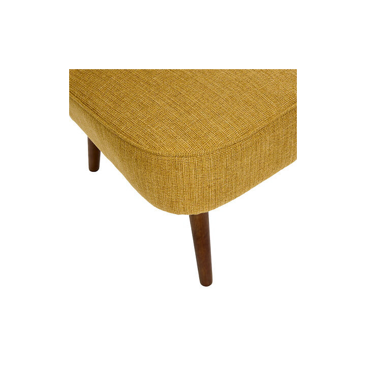 Fauteuil Aera tissu ocre