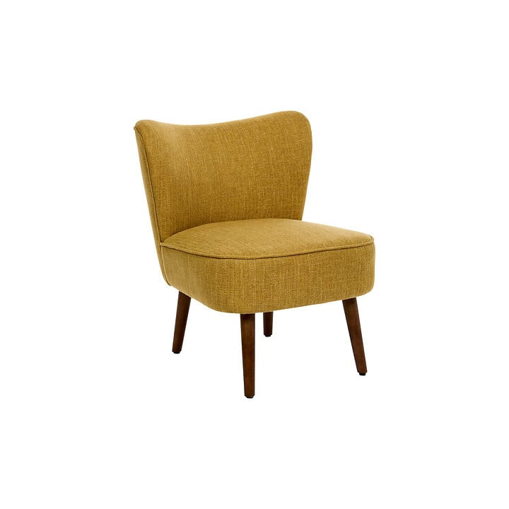 Fauteuil Aera tissu ocre